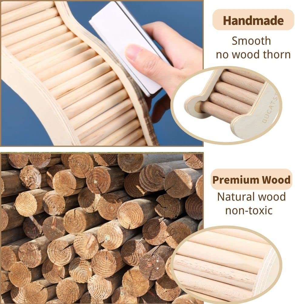 Enhance Your Hamster's Home with our Wooden Small Pet Cage Accessories